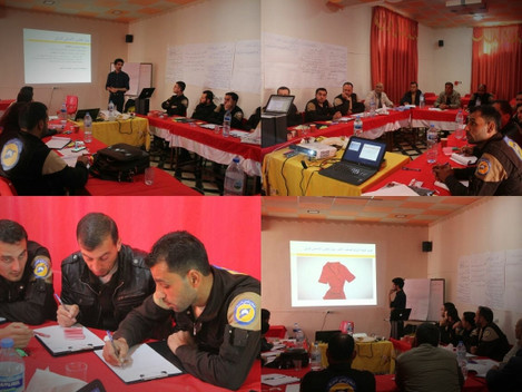 SLDP trains the Syrian Civil Defence on IHL